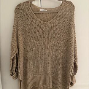 Lilymaes Tan Knit Sweater